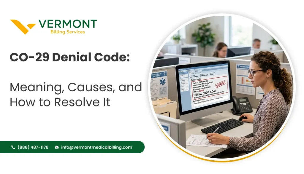 CO-29 Denial Code: Meaning, Causes, and How to Resolve It